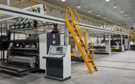 Corrugated board production line